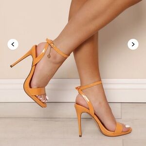 Fashion Nova Orange Heels